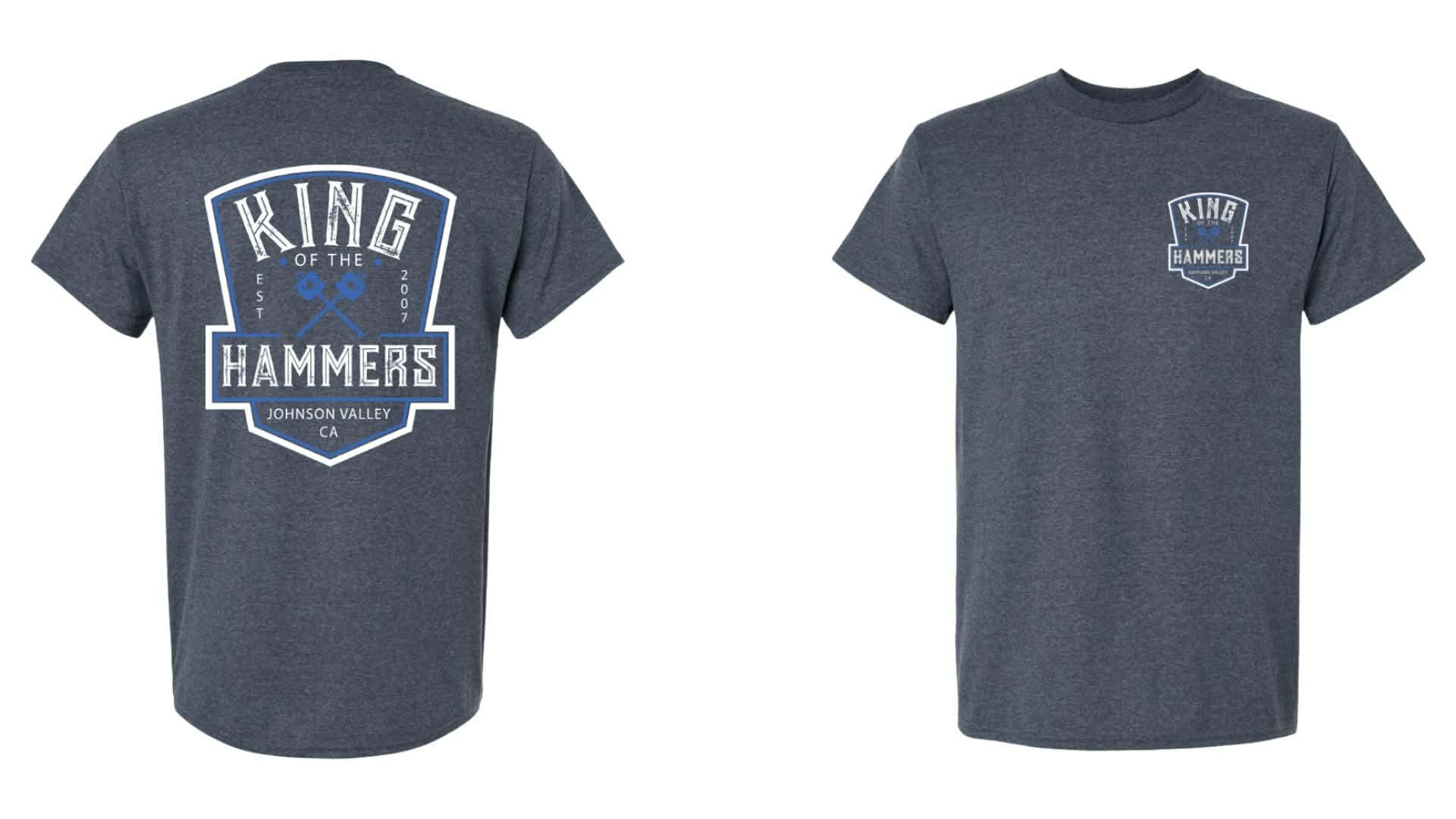 Men's Short Sleeve Est 2007 Tshirt _ Heathered Blue