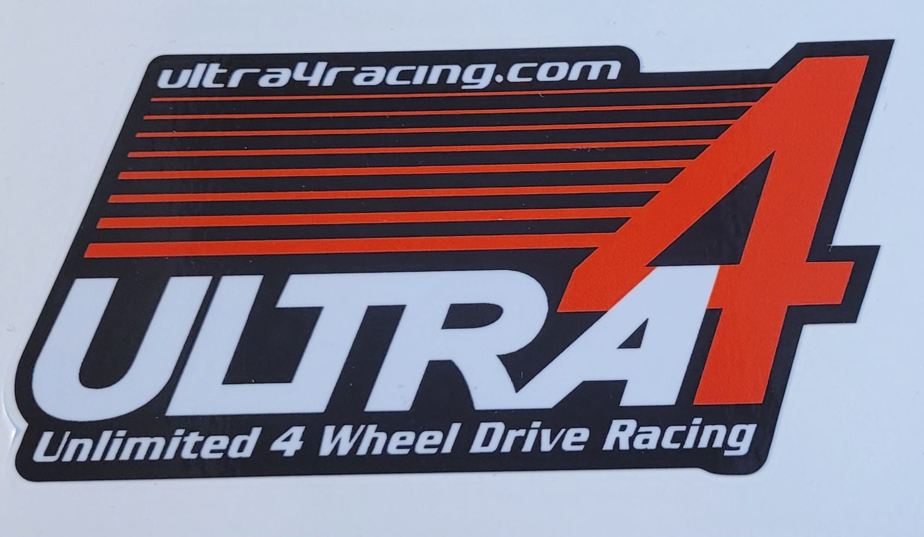Ultra4 Sticker - White