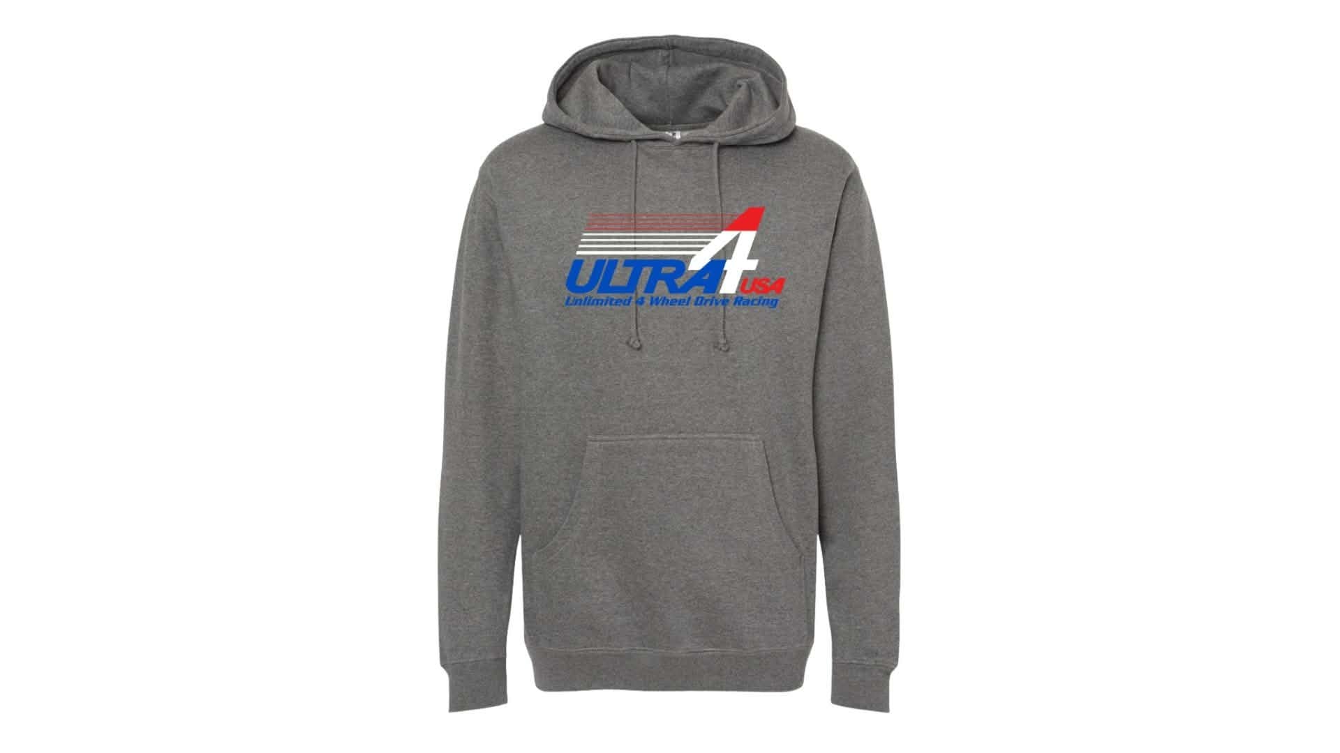 Men's Ultra4USA Pullover Hoodie - Gray