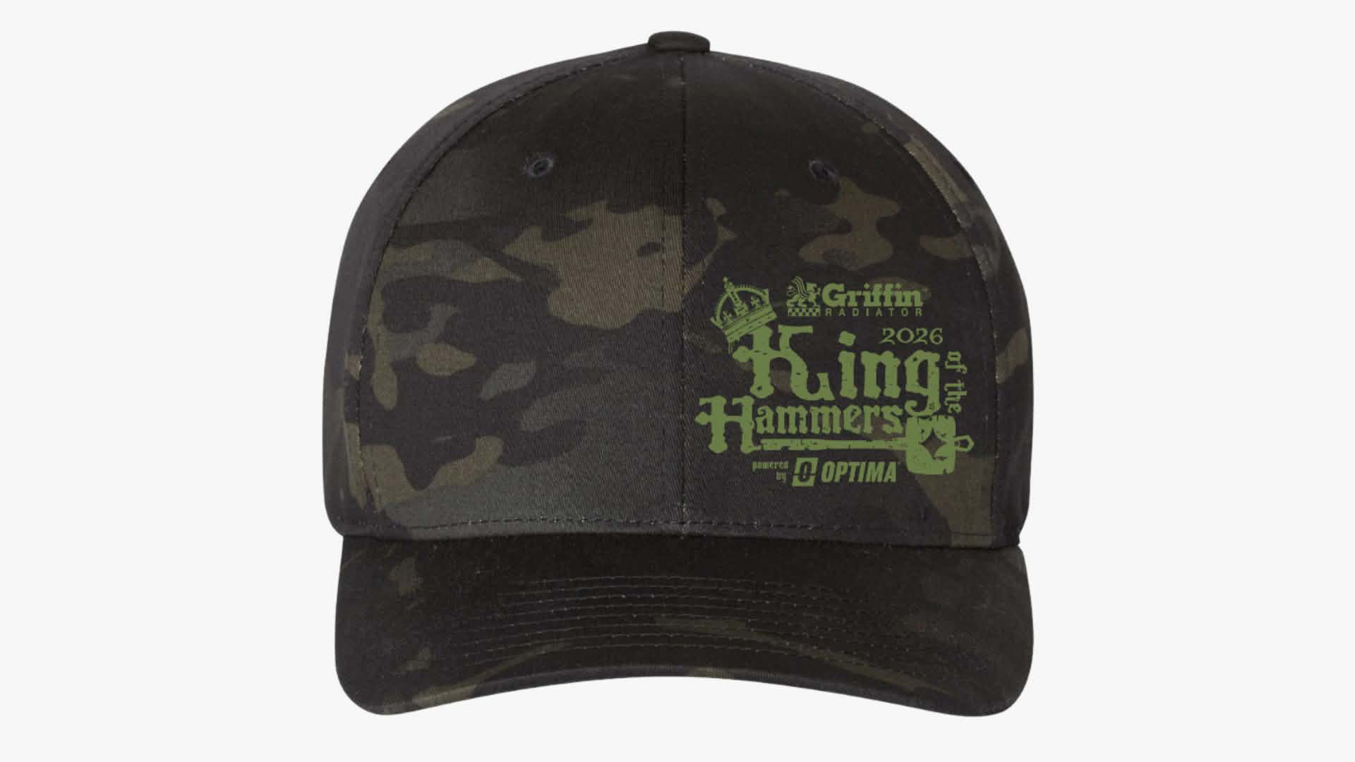 2026 Men's King of the Hammers Dated Black Multicam Flexfit Hat