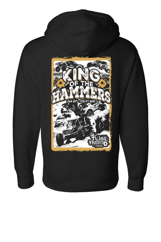 2025 Men's King of the Hammers Event Pullover Hoodie - Black