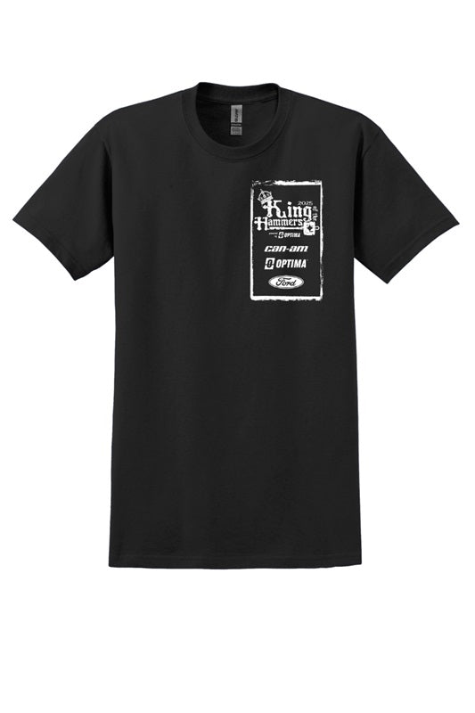2025 Men's King of the Hammers Event Short Sleeve Tshirt - Black