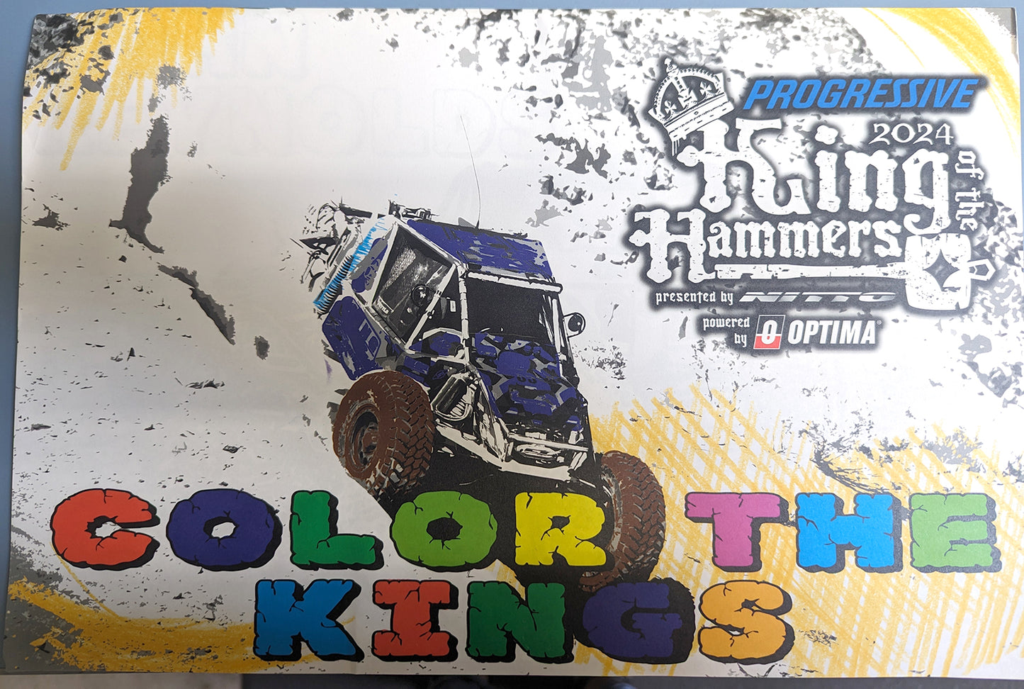 2024 Color the Kings Coloring Book