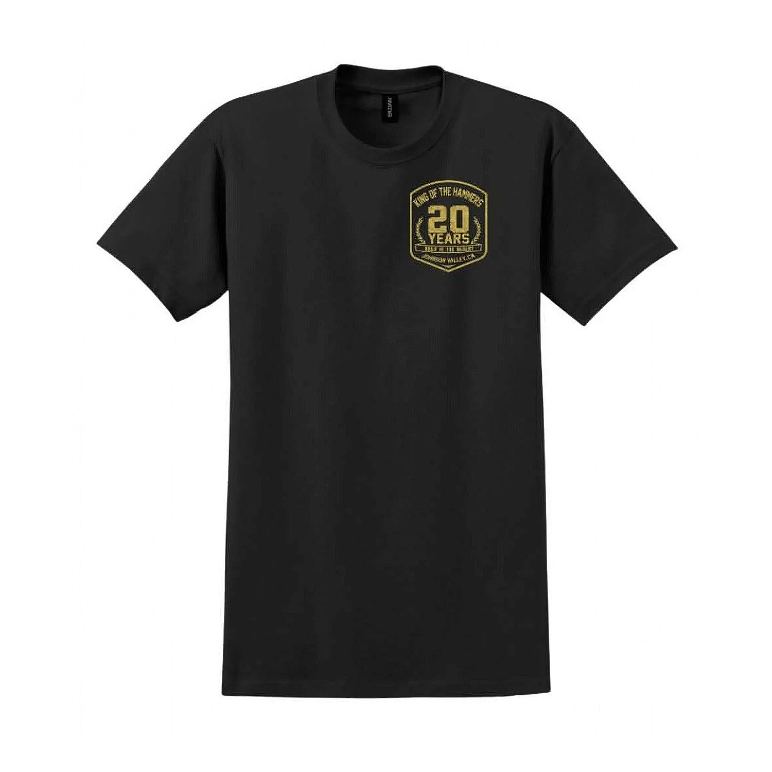 2026 Men's 20th Anniversary Short Sleeve Tshirt - Black
