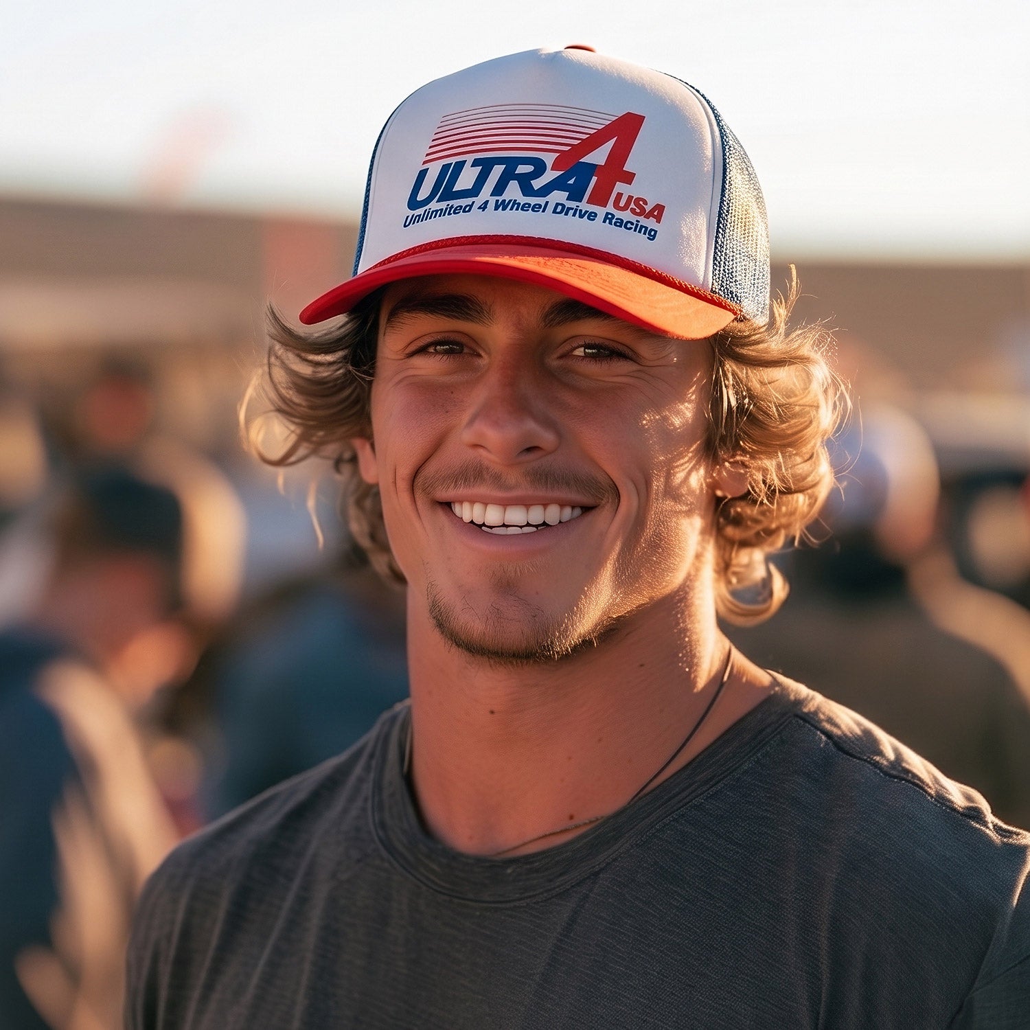 Men's Ultra4USA Foam Snapback Trucker