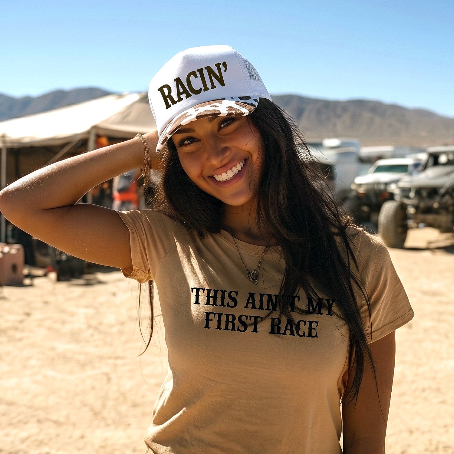Ladies Ain't My First Race Tshirt