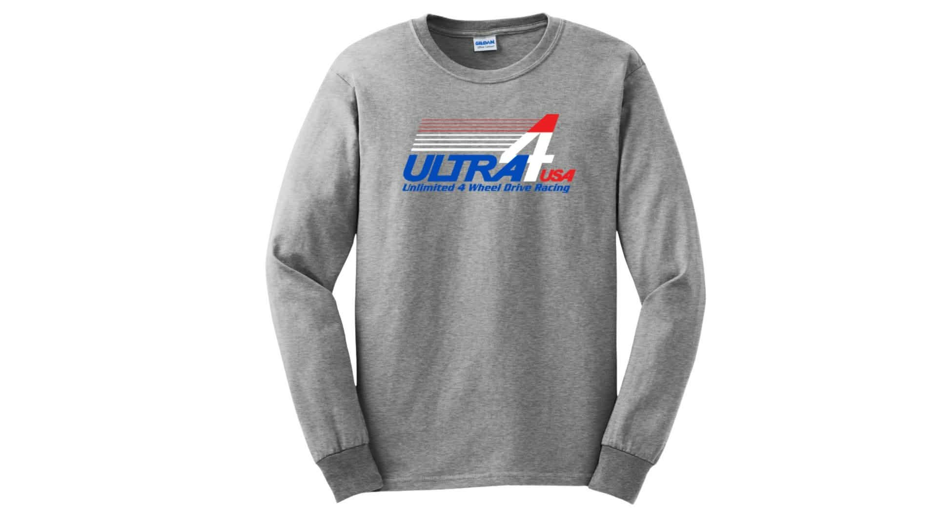 Men's Ultra4USA Long Sleeve Tshirt - Gray