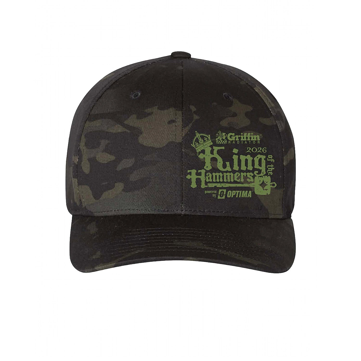 2026 Men's King of the Hammers Dated Black Multicam Flexfit Hat