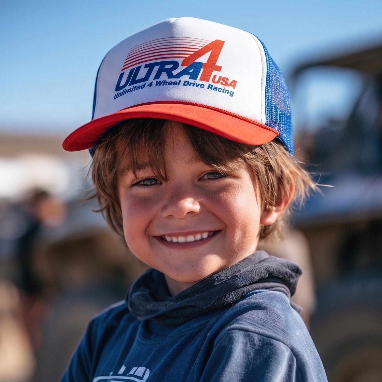 Kids Ultra4USA Foam Snapback Trucker