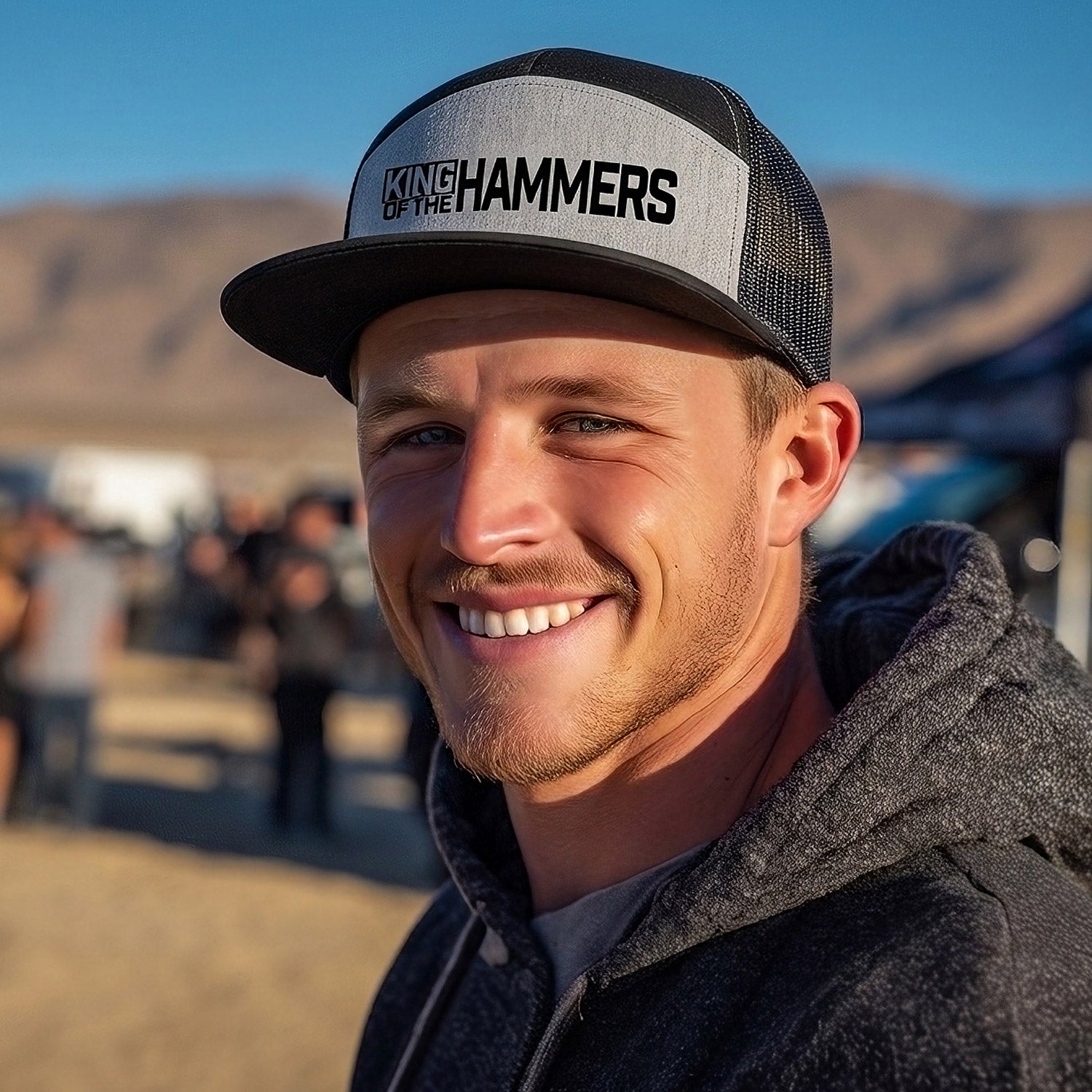 KOH Shopgear Snapback Trucker - Gray/Black
