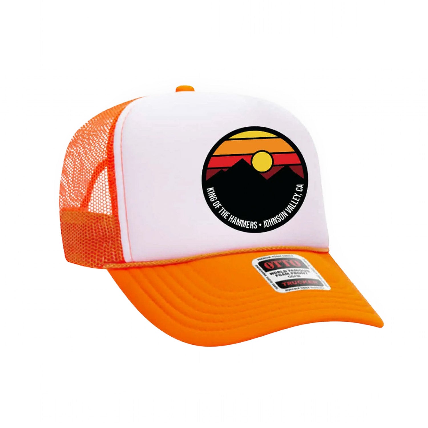 King of the Hammers Desert Patch Trucker - Orange/White
