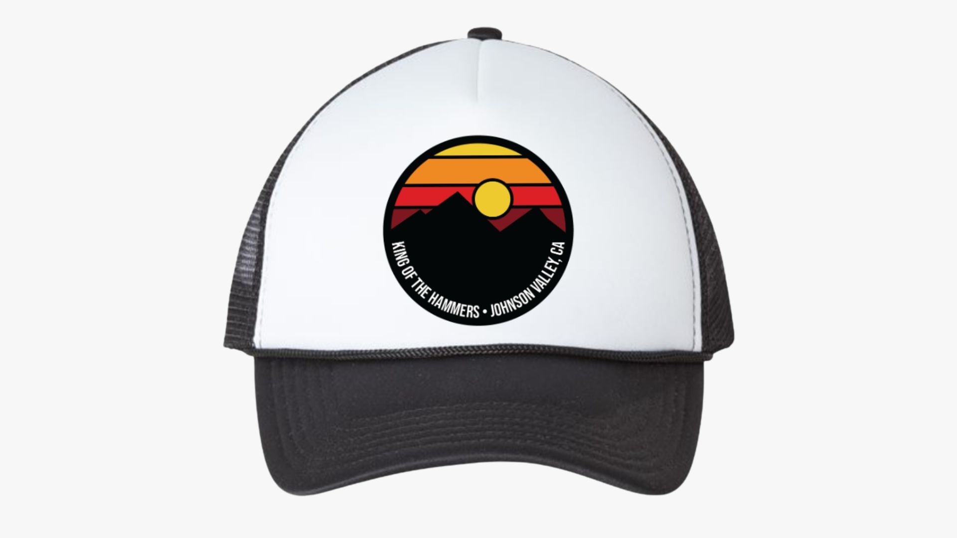 King of the Hammers Desert Patch Trucker - Black/White