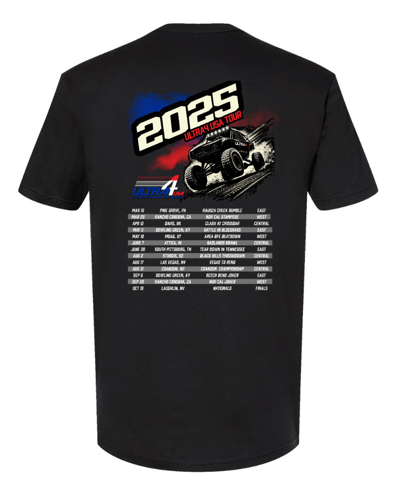 2025 Ultra4USA Tour Men's Tshirt